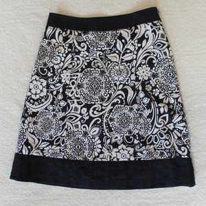 Ann Taylor Floral Mandala Summer Skirt